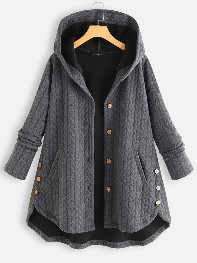 Veste matelassée automnale rouge Bourgogne Danoir Paris Julie Élégance FR1048, détail du tissu et de la coupe.