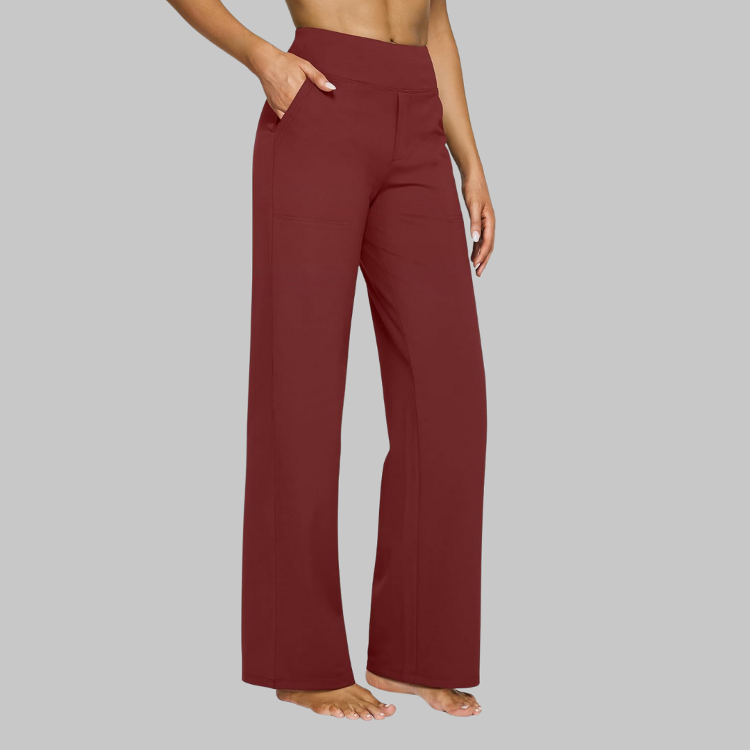 Pantalon confortable et stylé Klara de Danoir Paris, tissu doux et coupe élégante, visible en image.
