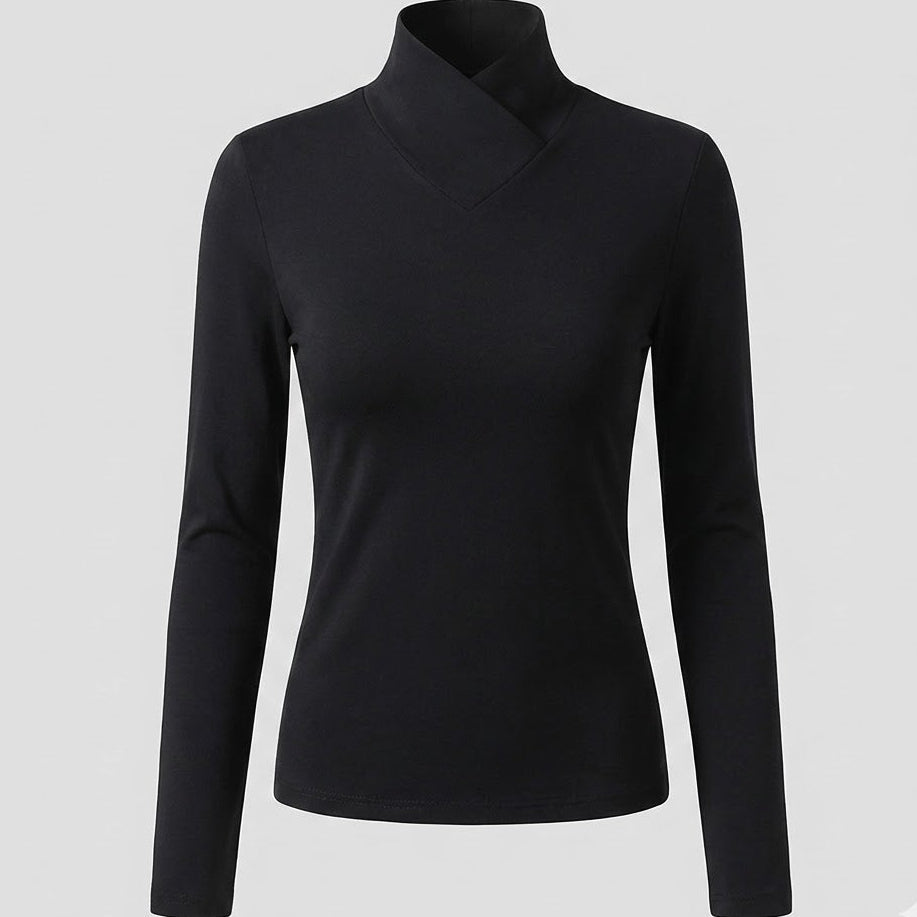 Haut élégant Danoir Paris Stazia FR1423 en tissu confortable, porté sur mannequin, style quotidien et sophistiqué.