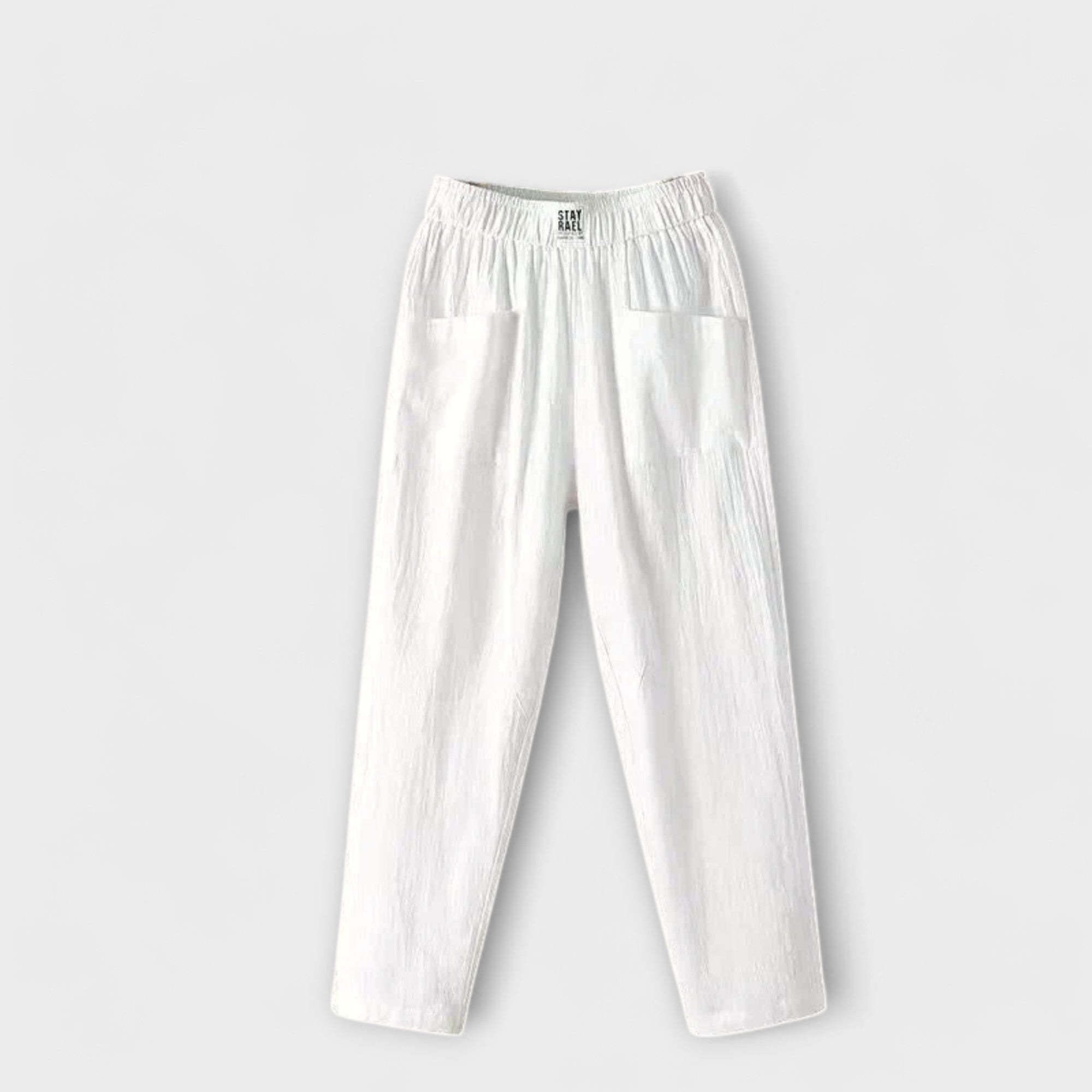 Pantalons d'été chic Maya de Danoir Paris en lin, coupe élégante, parfaits pour un style élégant et léger.