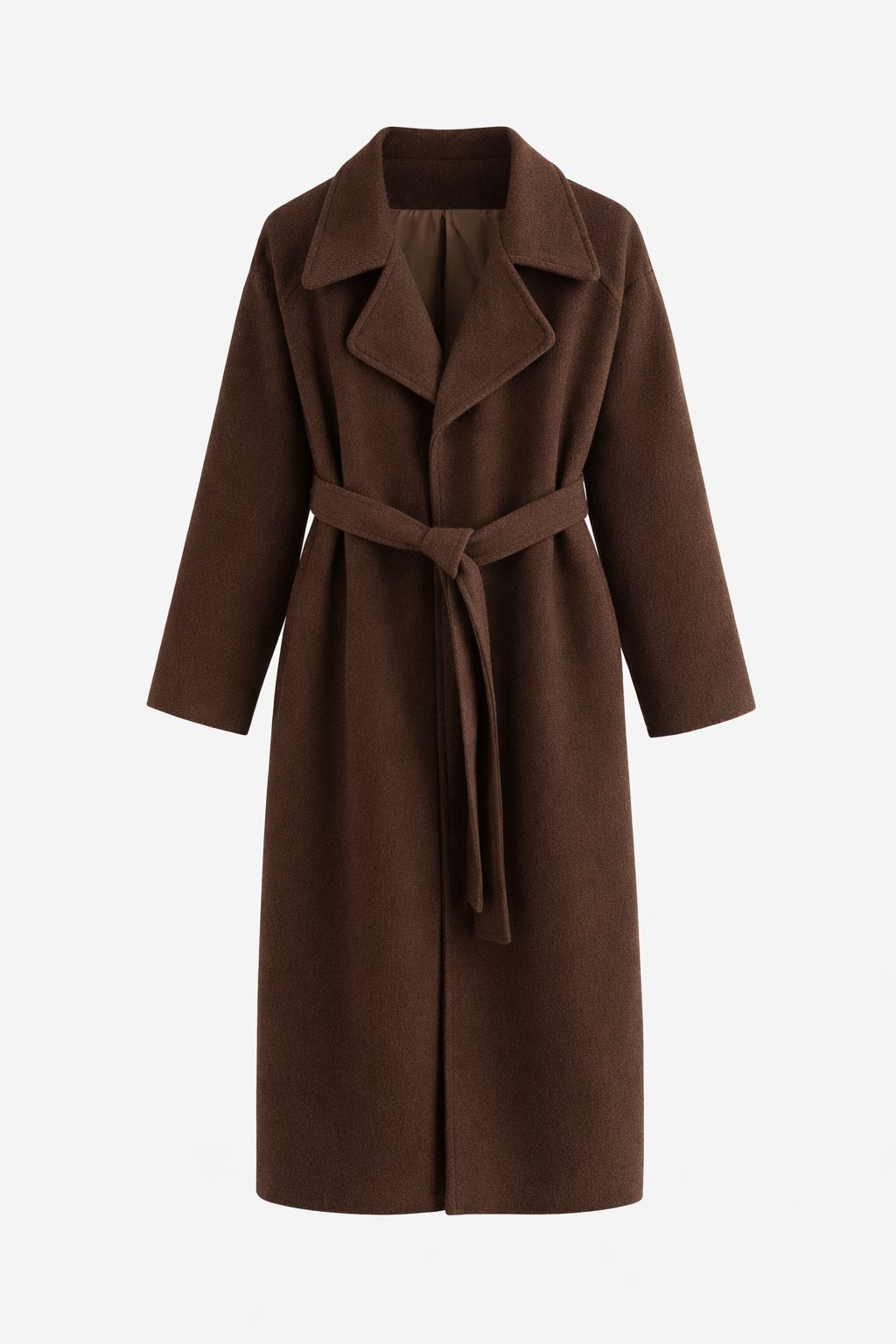 Manteau élégant beige pour femmes Luise de Danoir Paris, coupe sophistiquée et détails modernes, porté sur un mannequin.