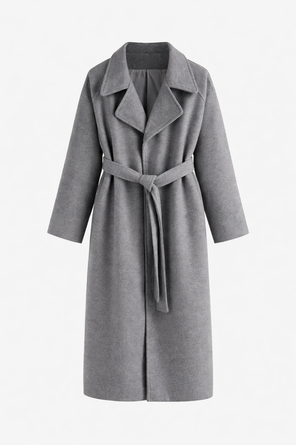 Manteau intemporel élégant Danoir Paris Mimmi en marron, coupe classique, détails soignés, porté sur mannequin.