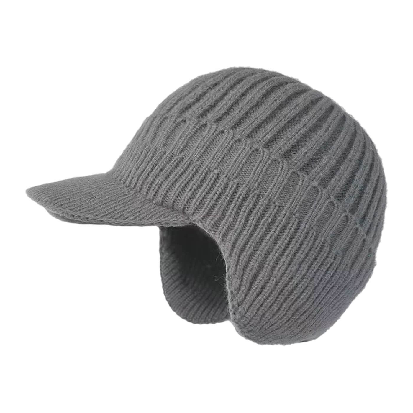 Bonnet hivernal Danoir Paris FR1569 blanc, confortable, en laine chaude, parfait pour l'hiver.