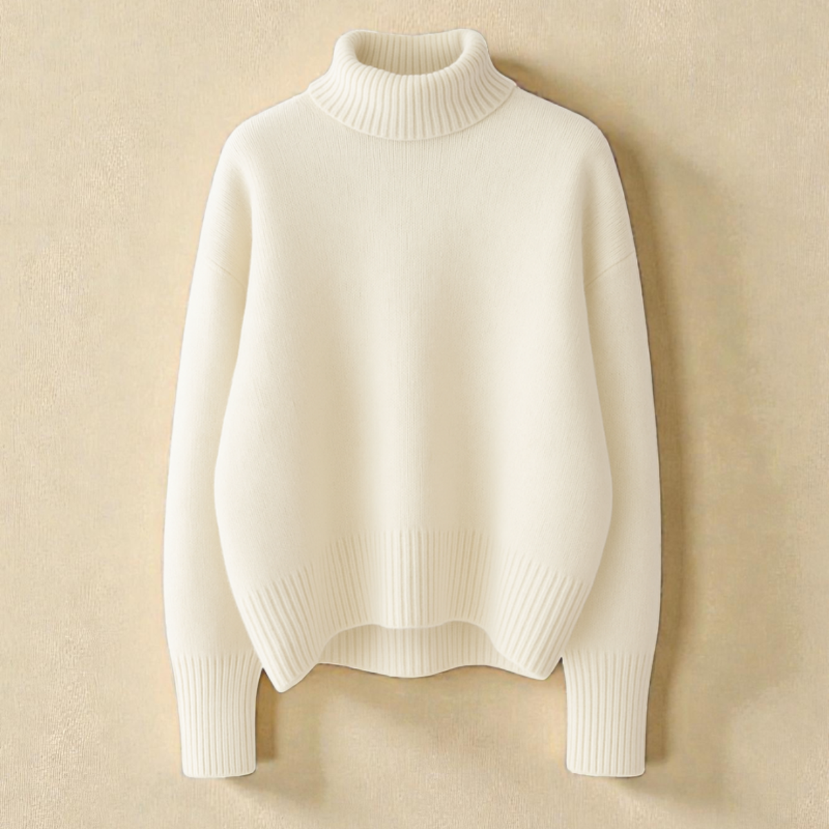 Pull chic et confortable Danoir Paris INES FR1596, en tissu doux avec coupe élégante, porté en situation décontractée.