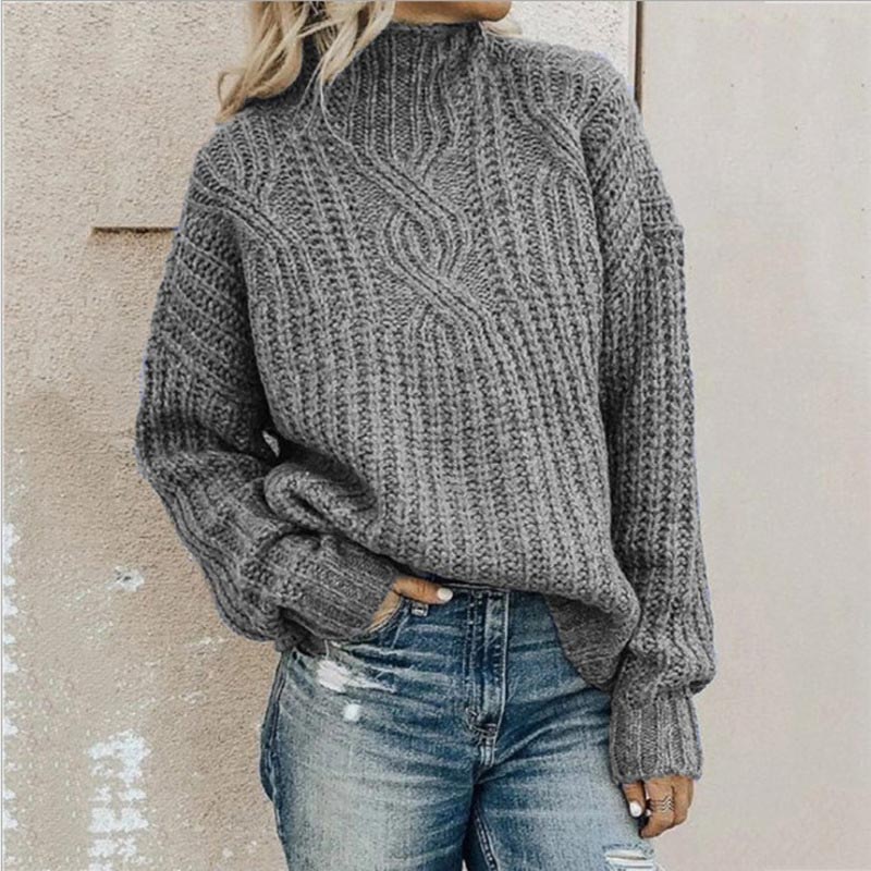 Pull en câble Danoir Paris Sofian, élégant et confortable, en maille douce avec col rond et détails modernes.