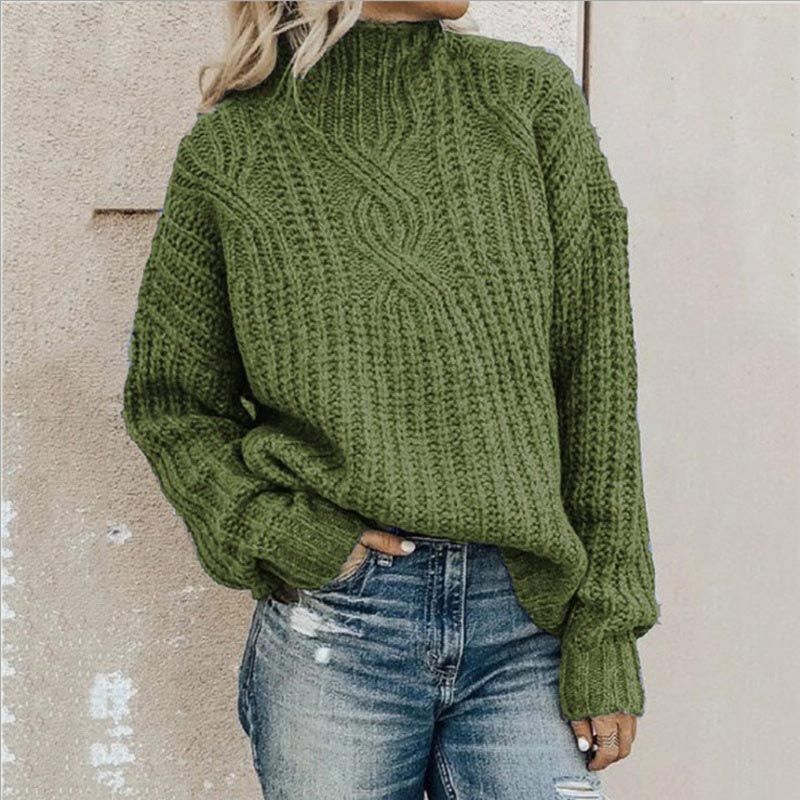 Pull en câble Danoir Paris Sofian, élégant et confortable, avec finition fine et style moderne, porté sur mannequin.