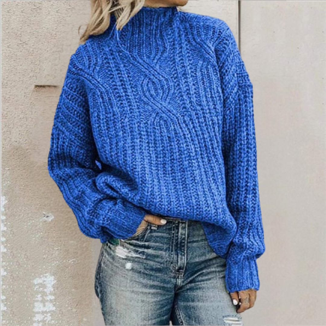 Pull en câble Danoir Paris Sofian, style élégant et confortable, en tissu doux avec détails modernes, visible sur le mannequin.
