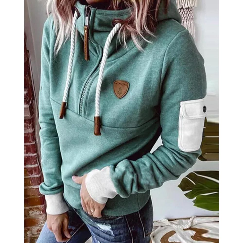 Pull décontracté Danoir Paris Chantal, en polyester doux et stylé, idéal pour la saison printanière, couleur effen.