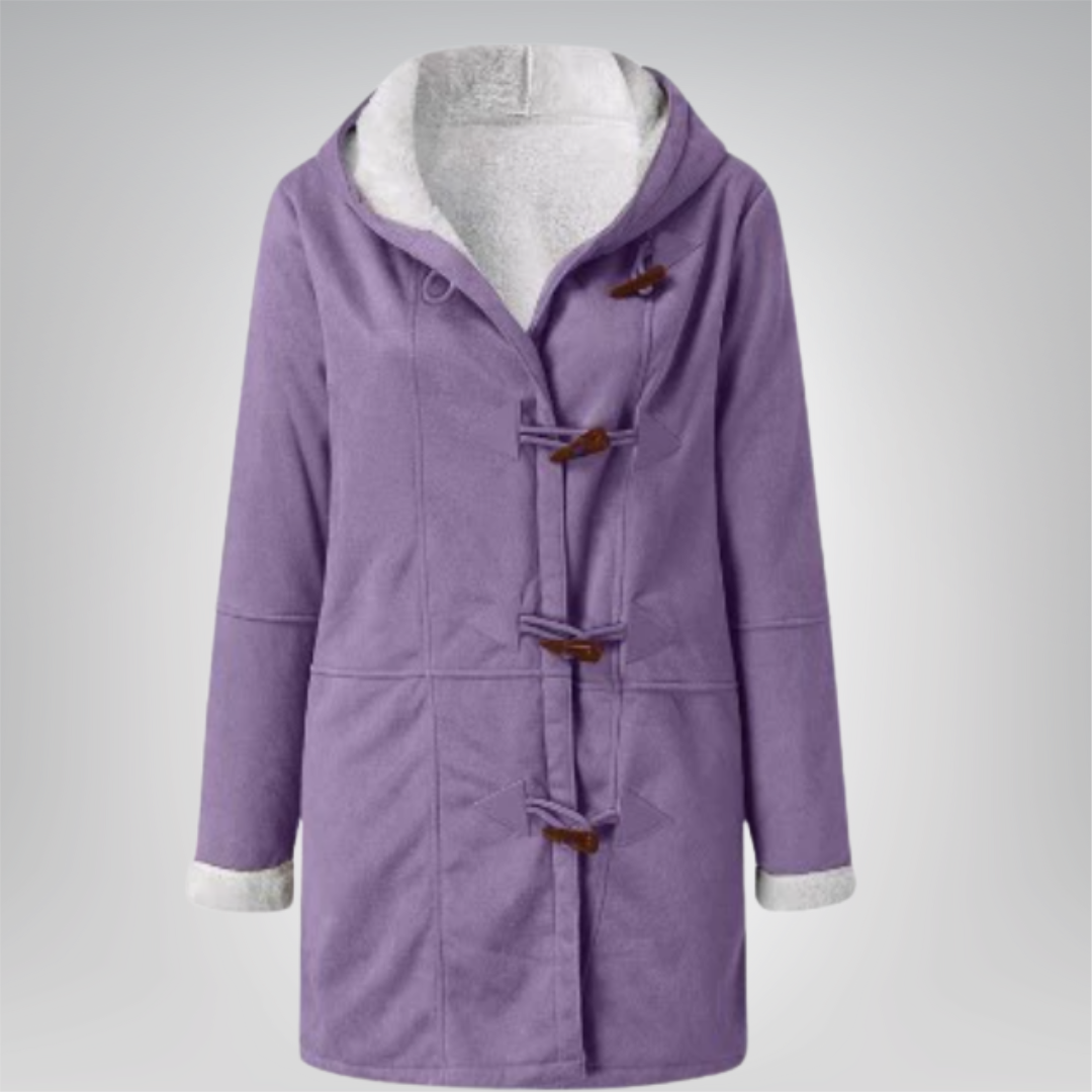 Veste élégante Danoir Paris Maria en fleece vert mousse, coupe moderne, détails sophistiqués pour un look chic et confortable.