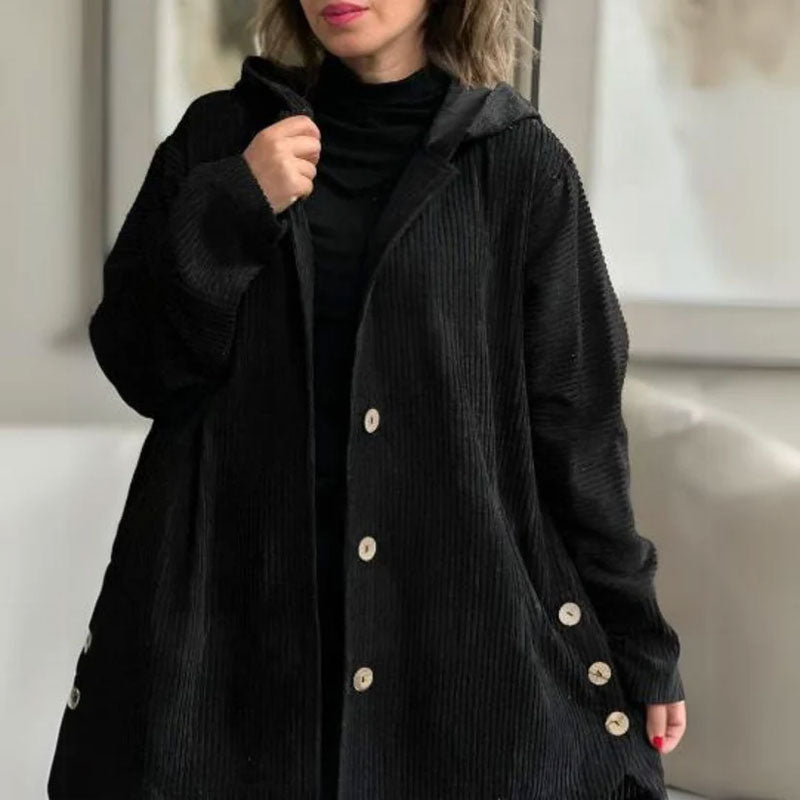 Veste en velours confortable Isabelle de Danoir Paris, couleur Bordeaux, style décontracté pour femme.