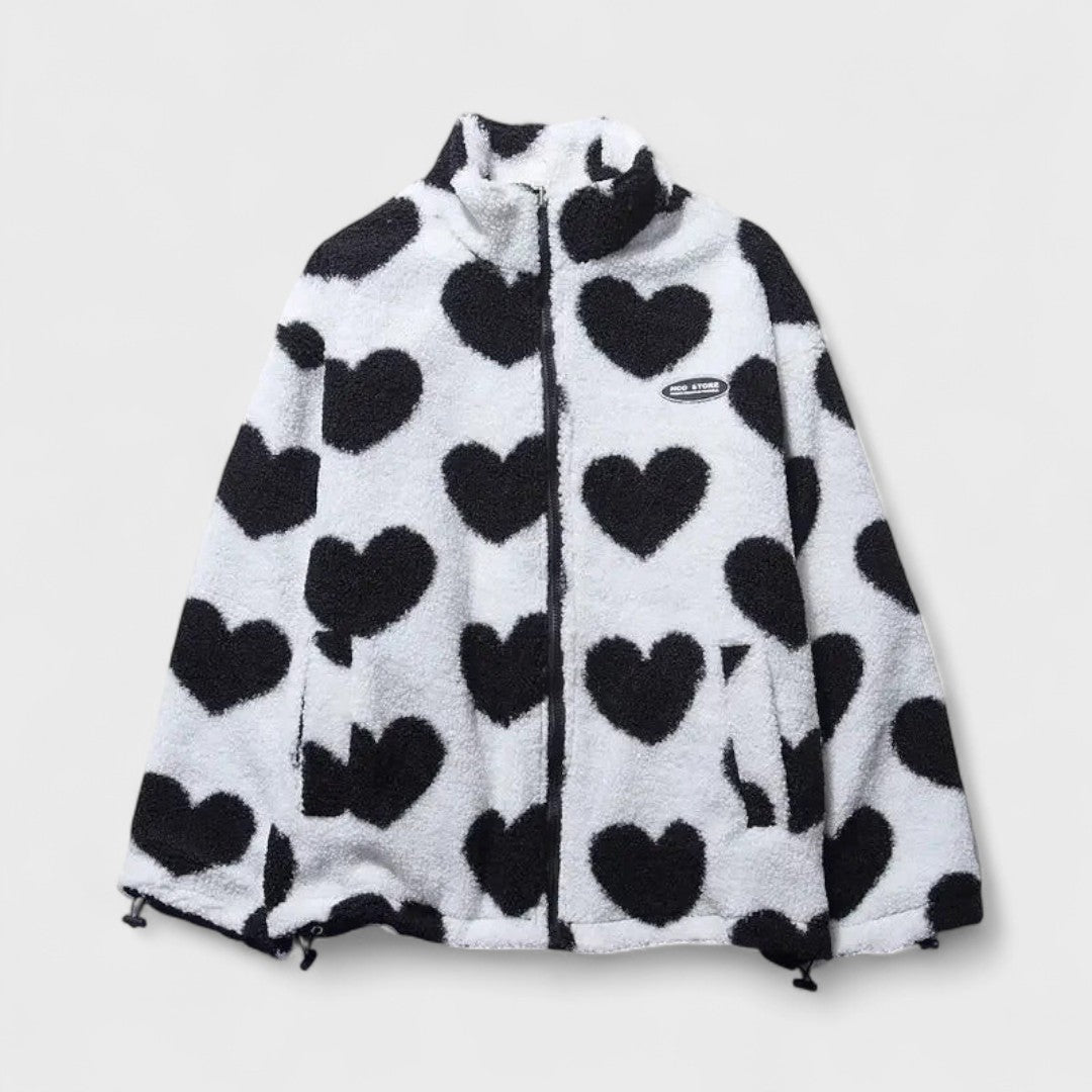 Veste réversible élégante Katharina de Danoir Paris, en noir, avec finition sophistiquée et coupe moderne.