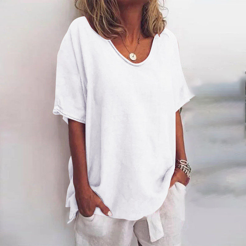 Vêtement Danoir Paris Thea en gris foncé, style chic décontracté élégant, porté par un modèle, tissu doux et moderne.