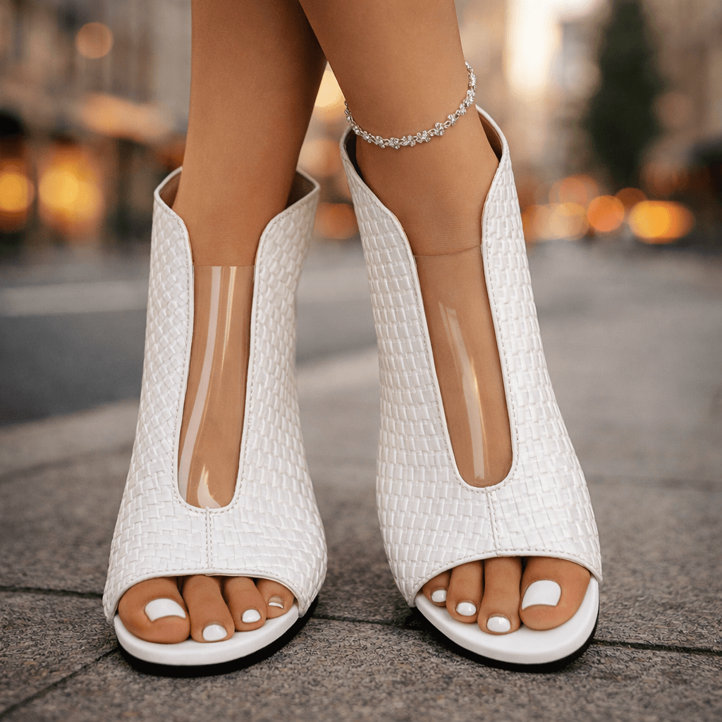 Escarpins Danoir Paris ZOÉ en argent, talons sculptants, pointure 36, chaussures élégantes pour femme