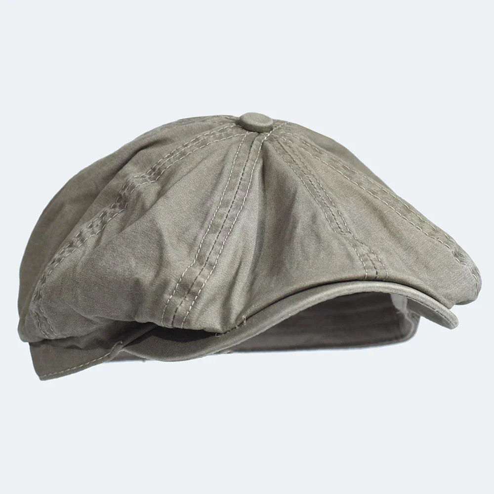 Chapeau vintage en coton léger Bloom™ de Danoir Paris, couleur vert clair, avec design élégant et texture douce.