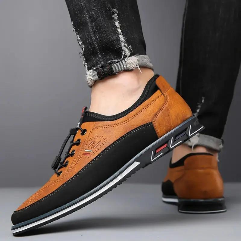 Chaussures Oxford orthopédiques Marcel™ de Danoir Paris en cuir noir avec semelle confortable et design élégant pour homme