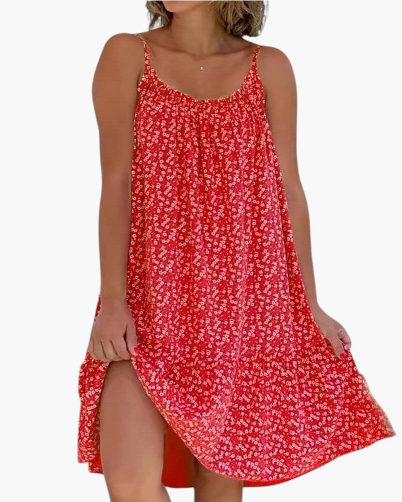 Robe légère Rosalie™ à imprimé délicat de Danoir Paris, parfaite pour un été élégant et sans effort.