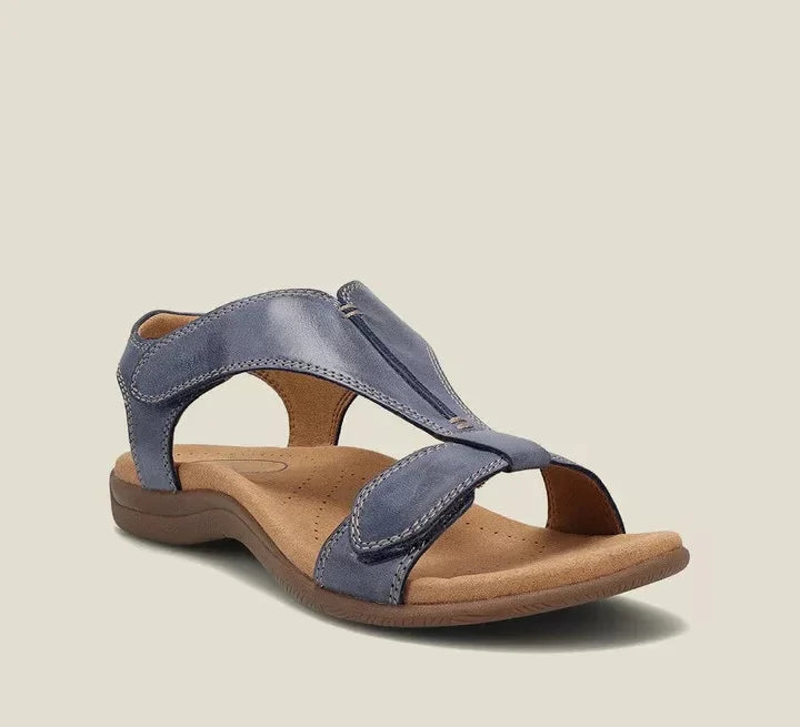 Sandales orthopédiques confortables NELLY de Danoir Paris en noir, chaussures décontractées pour le confort au quotidien.