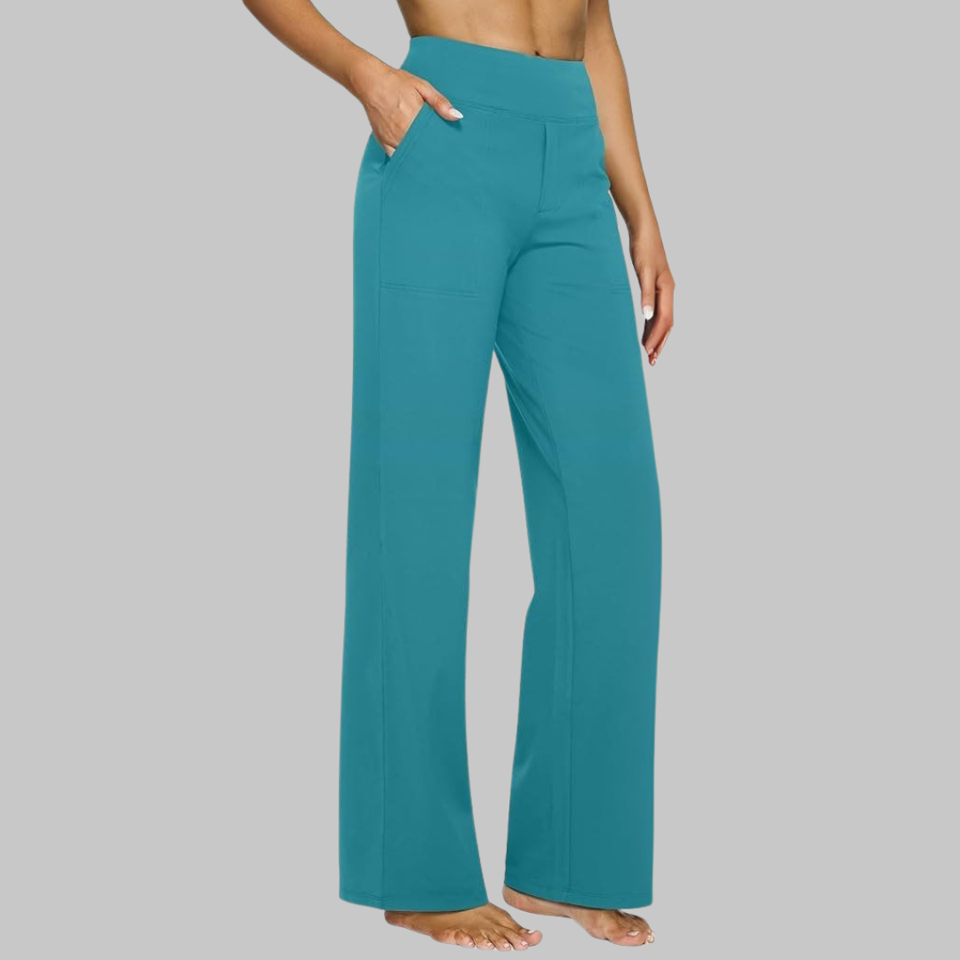 Pantalon élégant et confortable de la marque Danoir Paris, visible en image, avec coupe moderne et tissu fluide.