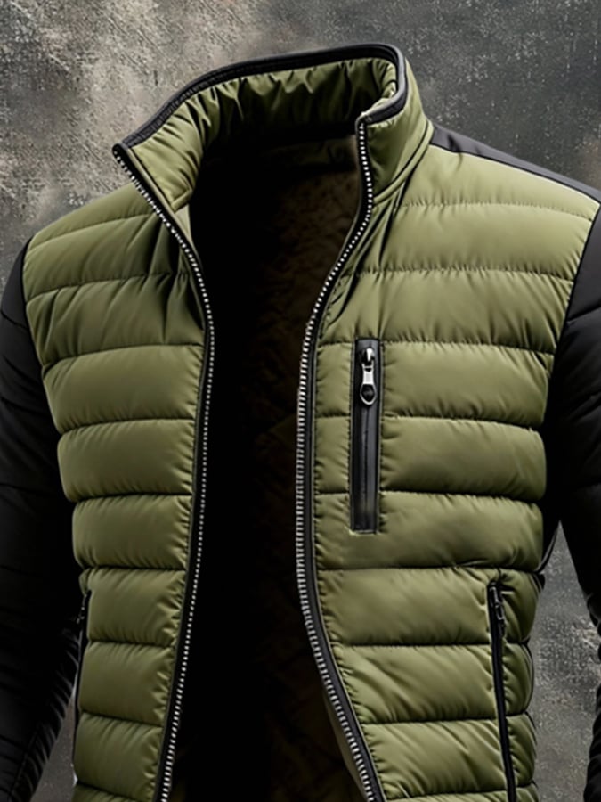Veste décontractée Danoir Paris™ en tissu léger, style moderne, couleur neutre, portée sur un mannequin dans une ambiance urbaine.