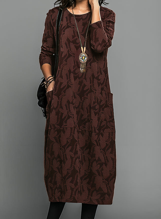 Robe décontractée chic verte de la marque Danoir Paris, modèle Lea, avec coupe élégante et tissu fluide.