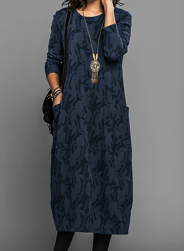 Robe décontractée chic Danoir Paris Lea en vert, vue en gros plan, tissu fluide et style élégant pour femmes.