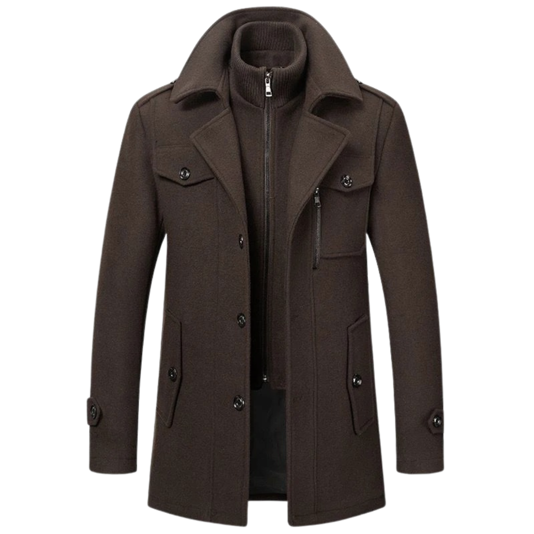 Veste d’hiver élégante Danoir Paris pour femmes, coupe sophistiquée et tissu chaud, idéale pour la saison froide.