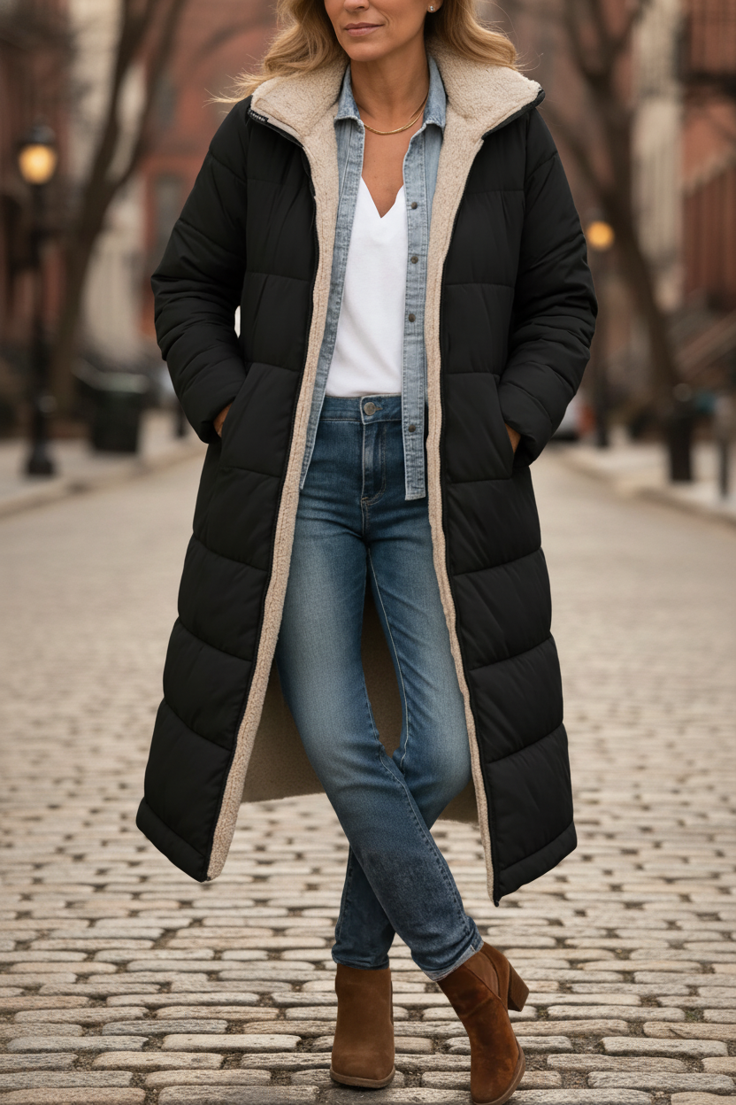 Paige - Long Manteau Douillet