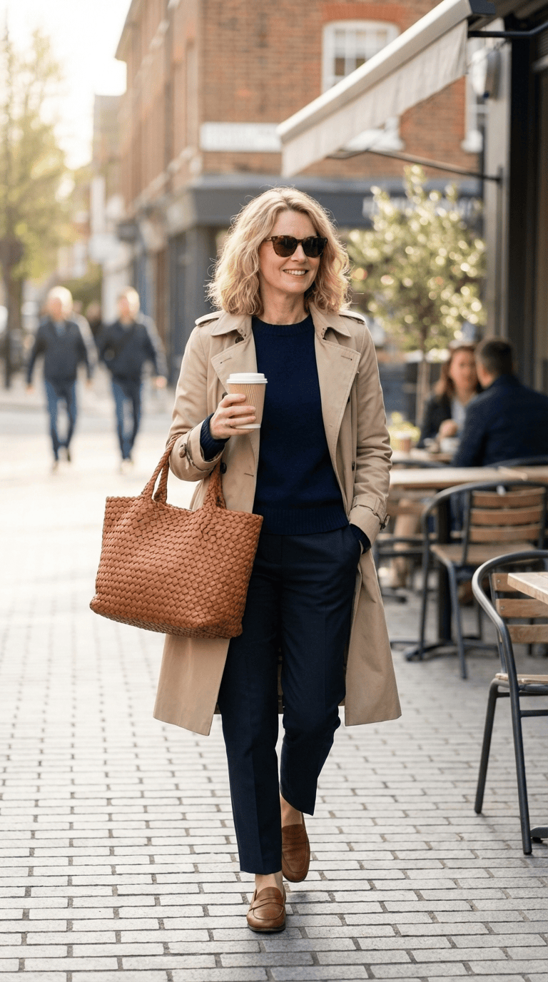 Sac à main en cuir artisanal Heritage™ Lana de Danoir Paris, sac à main en cuir brun avec poignées robustes et détails élégants.
