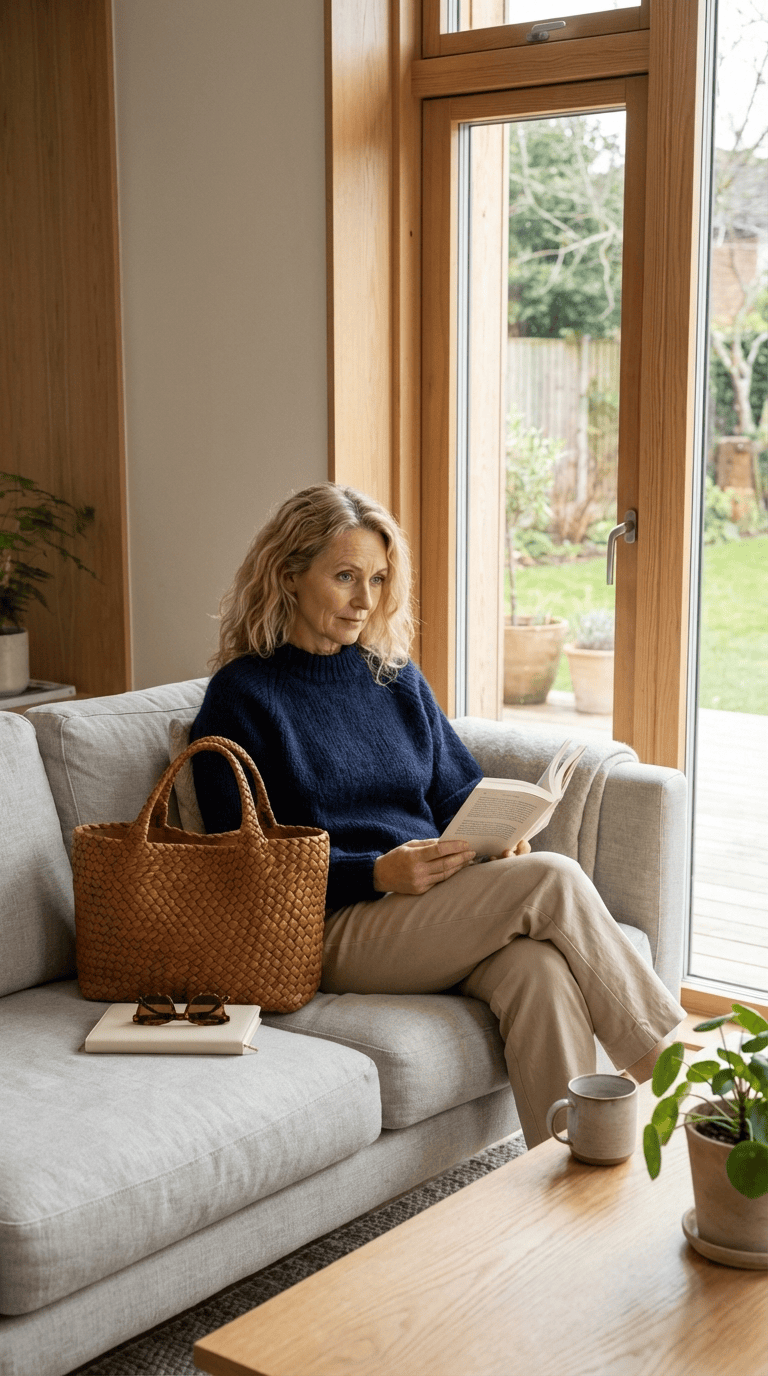 Sac à main en cuir Heritage™ Lana fait main de Danoir Paris, sacoche élégante en cuir avec poignées et détails raffinés.