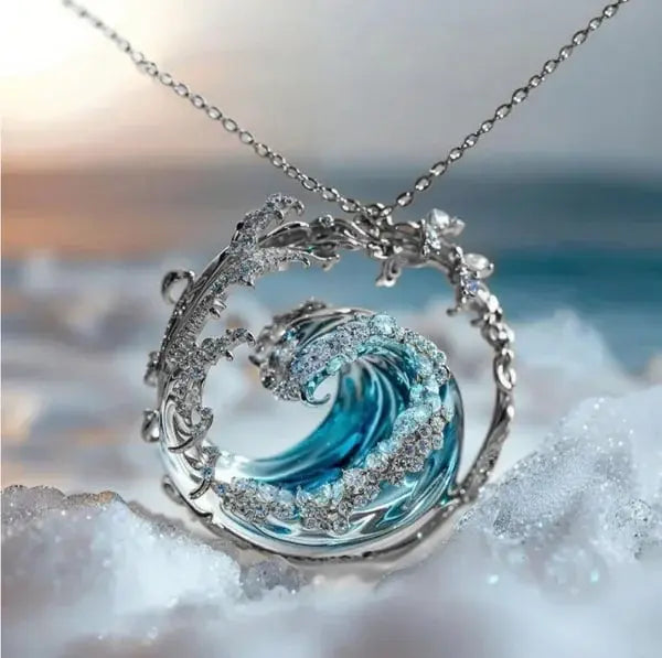 Collier avec pendentif « Promesse de l’Océan »