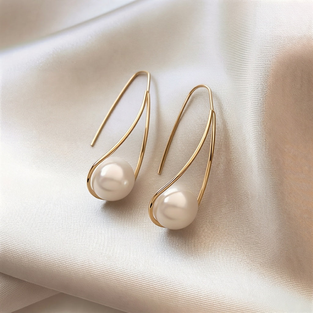 Boucles d'oreilles élégantes Perle Mystic