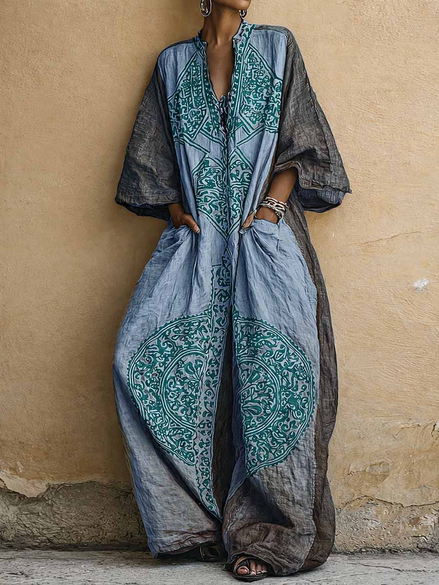 Combinaison vintage Capri de Danoir Paris en tissu léger, avec détails rétro et coupe élégante, vue de face.