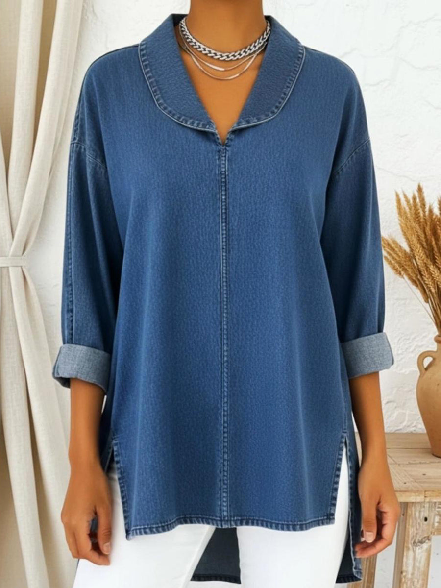 Prysaviennea - Chemise Rétro Chic