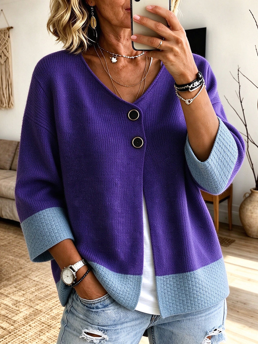 Jennifer™ | Cardigan en Tricot Coloré