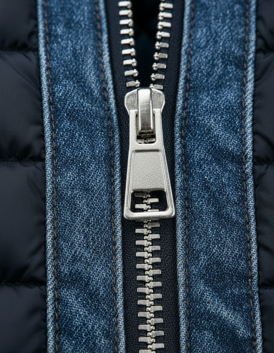 MAISON CLÉMENT PARIS™ | VESTE MATELASSÉE HYBRIDE ET DENIM