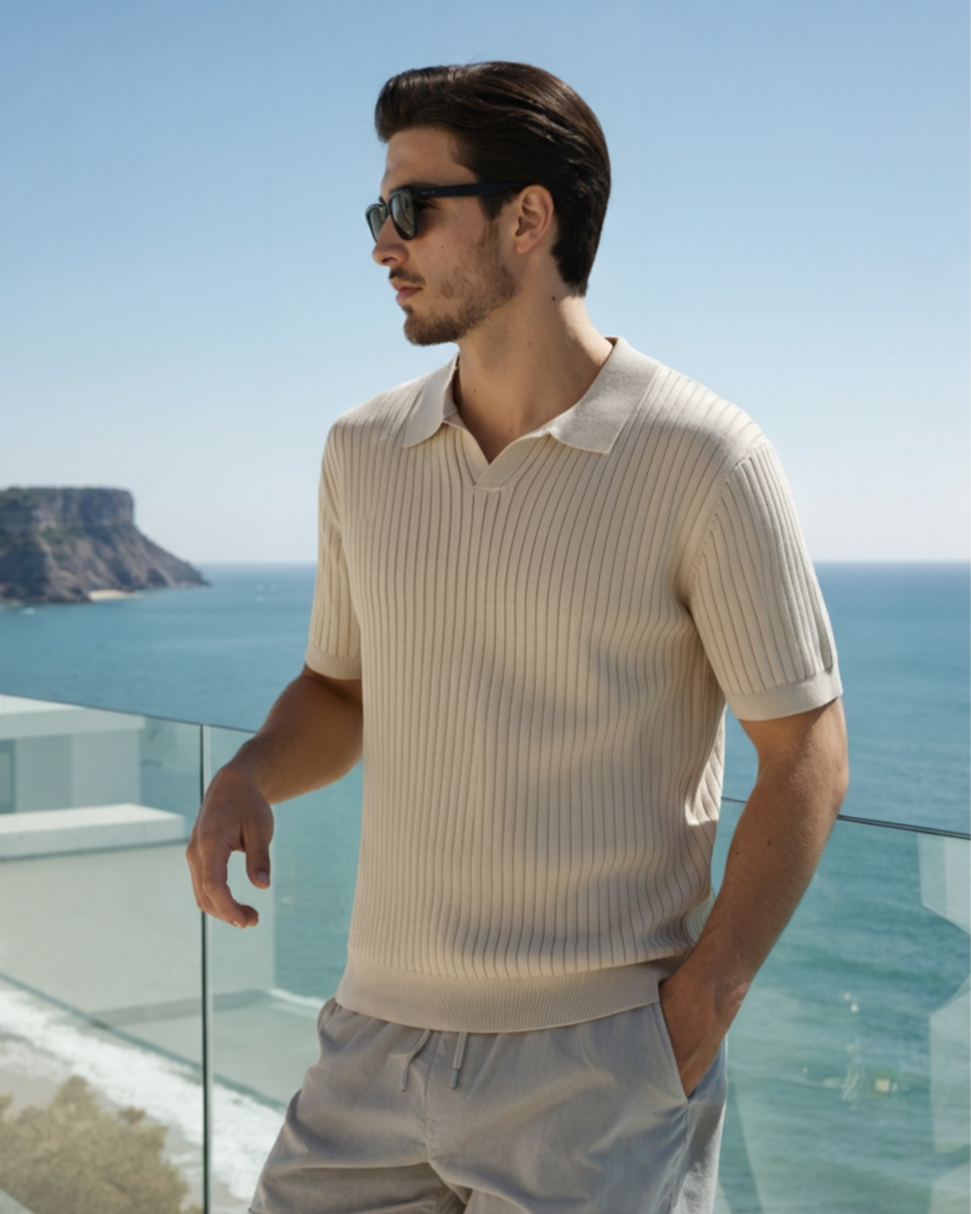 Premium Ribbed Polo Old Money