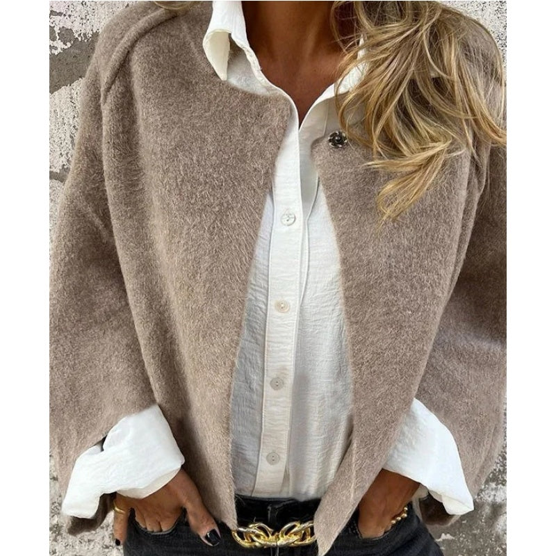 Elise - Veste Courte à Manches Évasées Élégantes