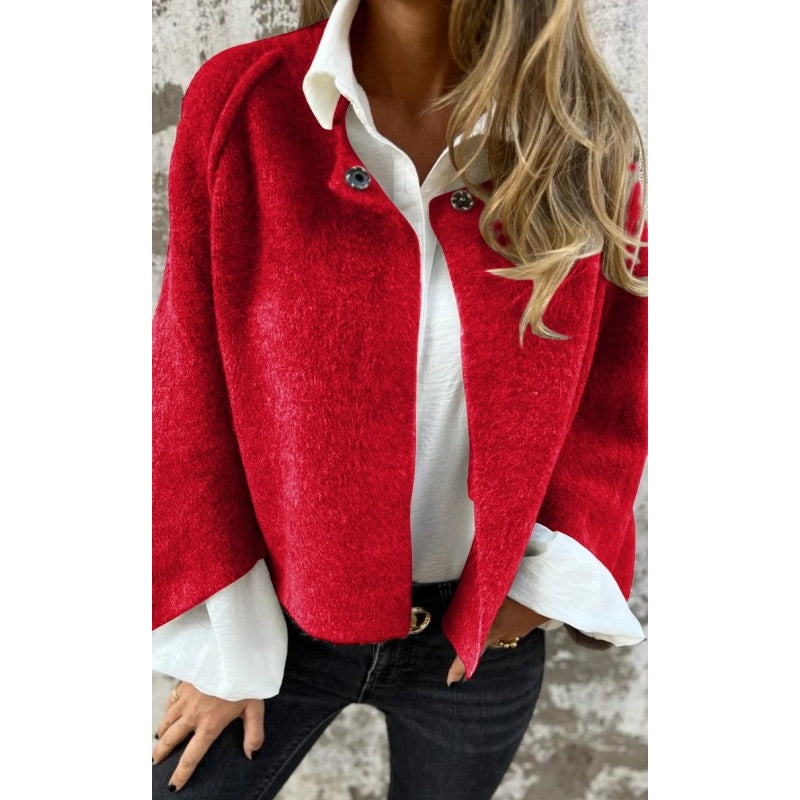 Elise - Veste Courte à Manches Évasées Élégantes