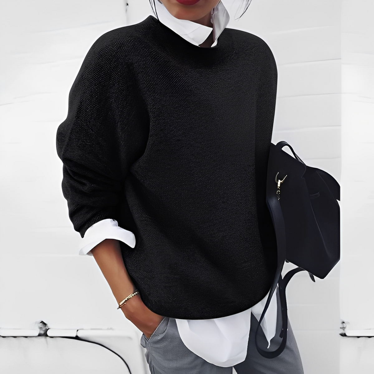 Pull homme Gabriel doux et chaud de Danoir Paris, en laine ou coton, parfait pour la saison.
