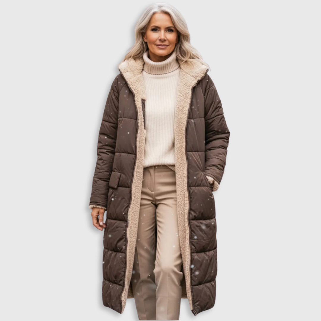 Eleanor - Manteau Réversible Élégant