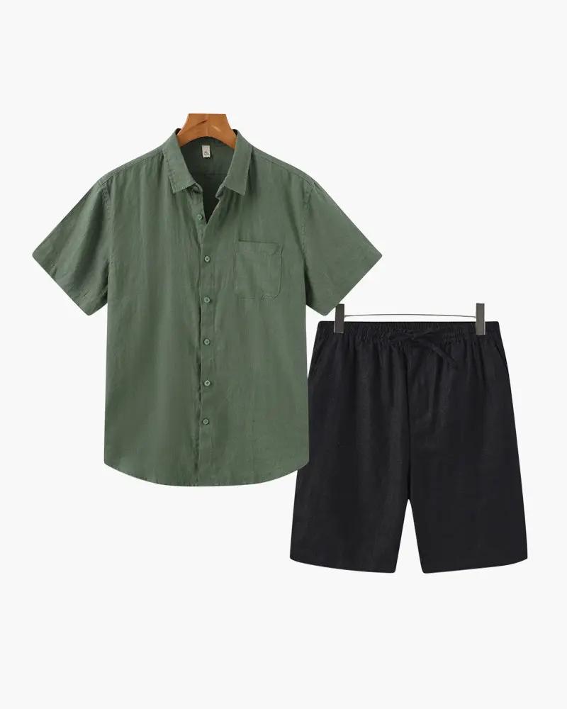 Old Money Linen Combo (Shorts) Old Money WorldWide