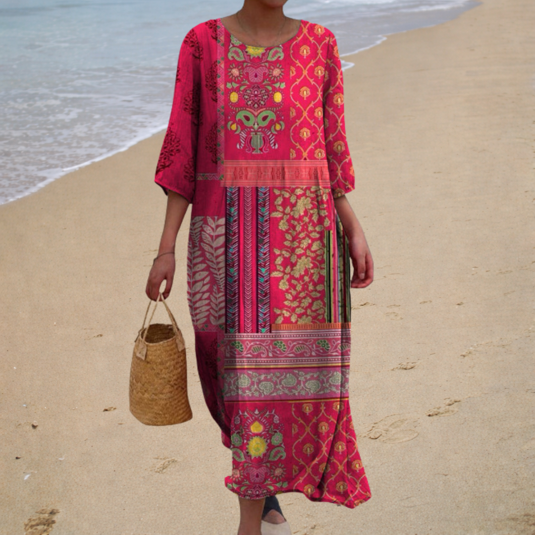 Robe longue fluide chic et confortable