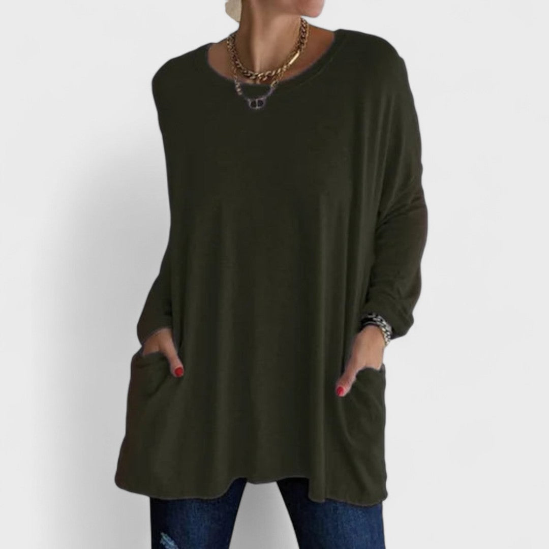 Rebecca - Blouse Noire Chic