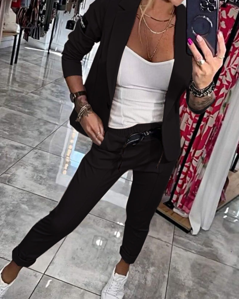 Malou - Ensemble : Haut, Veste et Pantalon