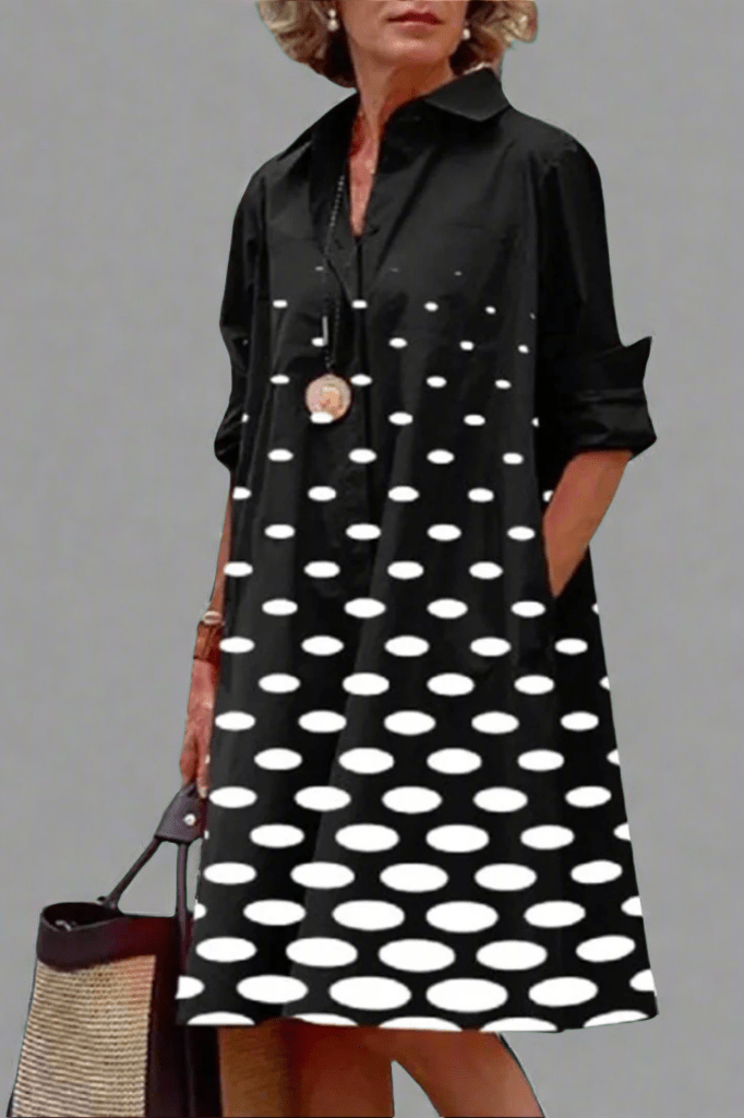 Estellea | Robe midi soignée et élégante