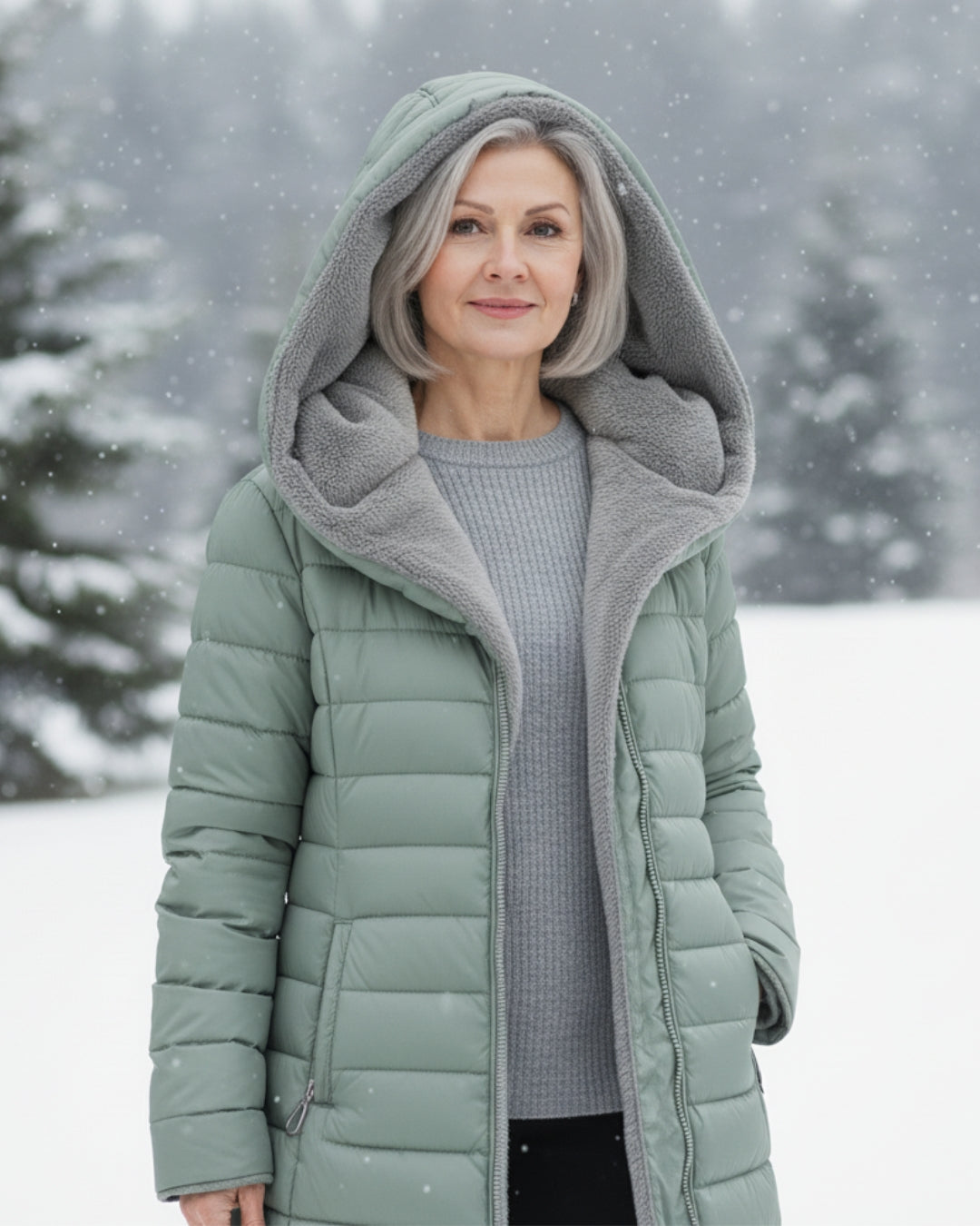 Olivia - Manteau D'hiver Élégant