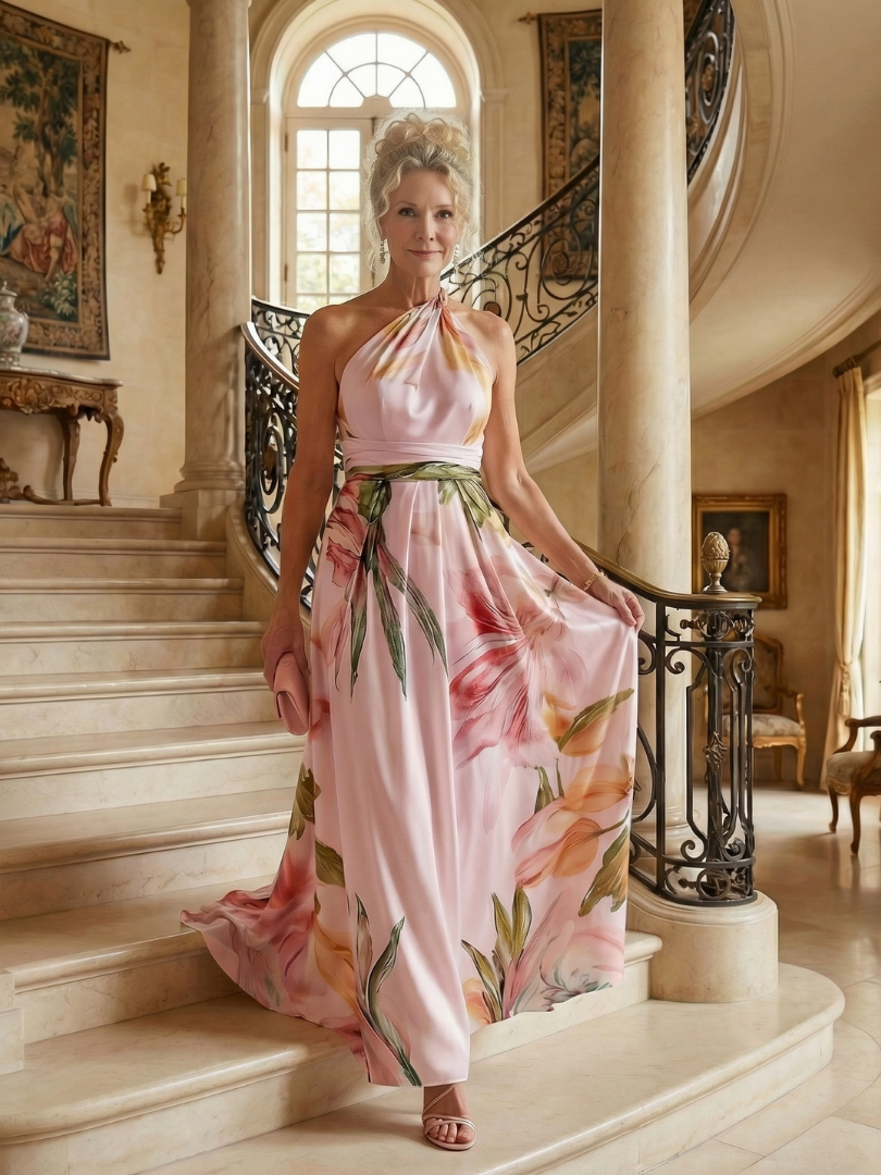 Amiel | Robe longue fleurie