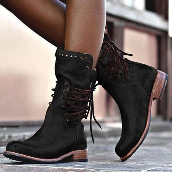 Ciss | Bottes Vintage à Lacets