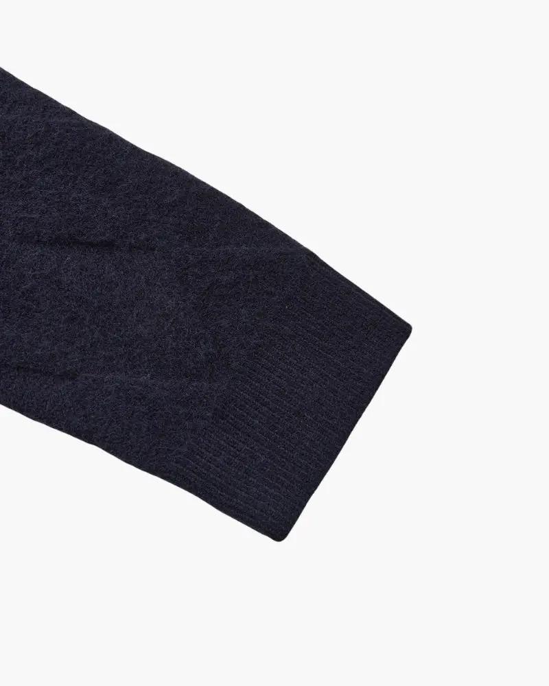 Heritage Diamond Knit Zip Cardigan Old Money