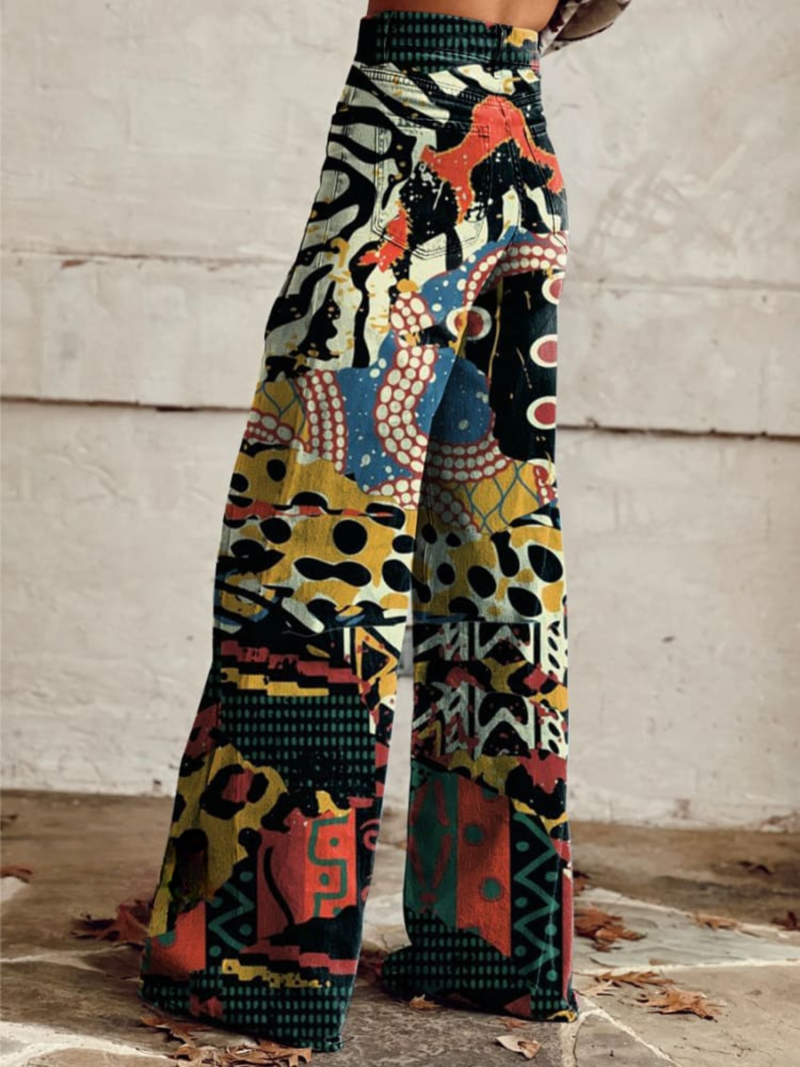 Élodie - Pantalon large élégant